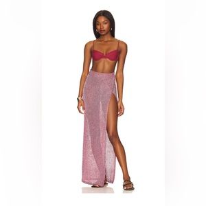 Superdown pink coverup size S